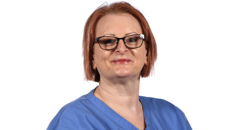 Agnes Howden, a member of staff at Howden Medical Group Practice.